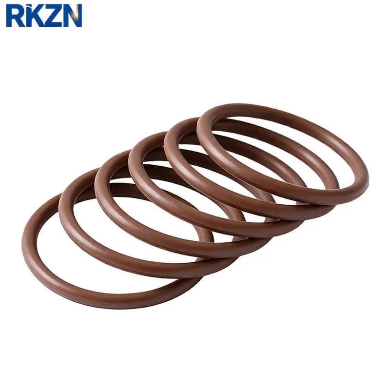 FKM O‑Ring CS1.5mm Brown Fluororubber Seal OD 4‑105mm Pipe Fitting Sealing Gasket