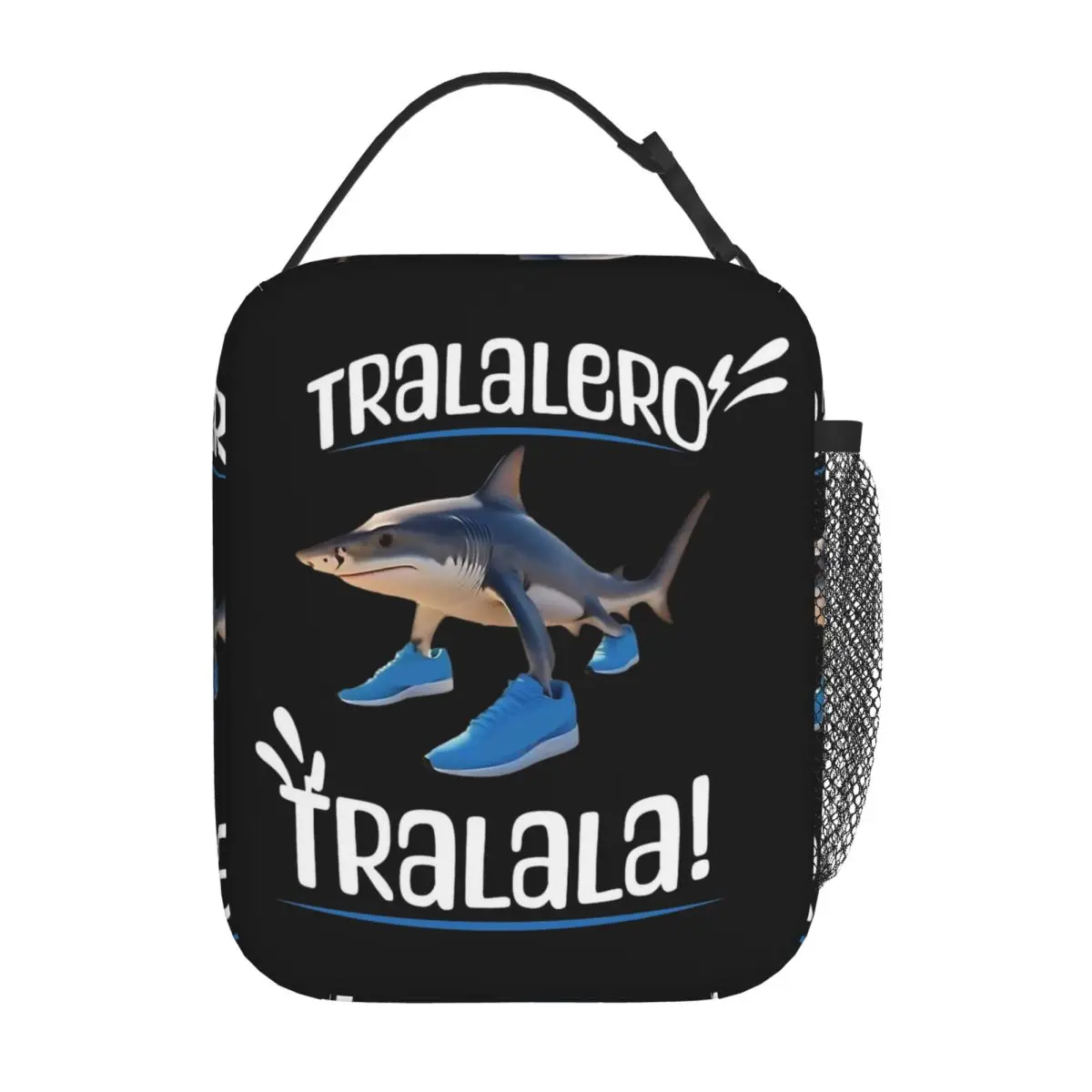 

Tralalero Tralala итальянский Brainrot Meme изолированная сумка для обеда термоконтейнер для еды герметичный ланч-бокс сумка для мужчин офис на открытом воздухе