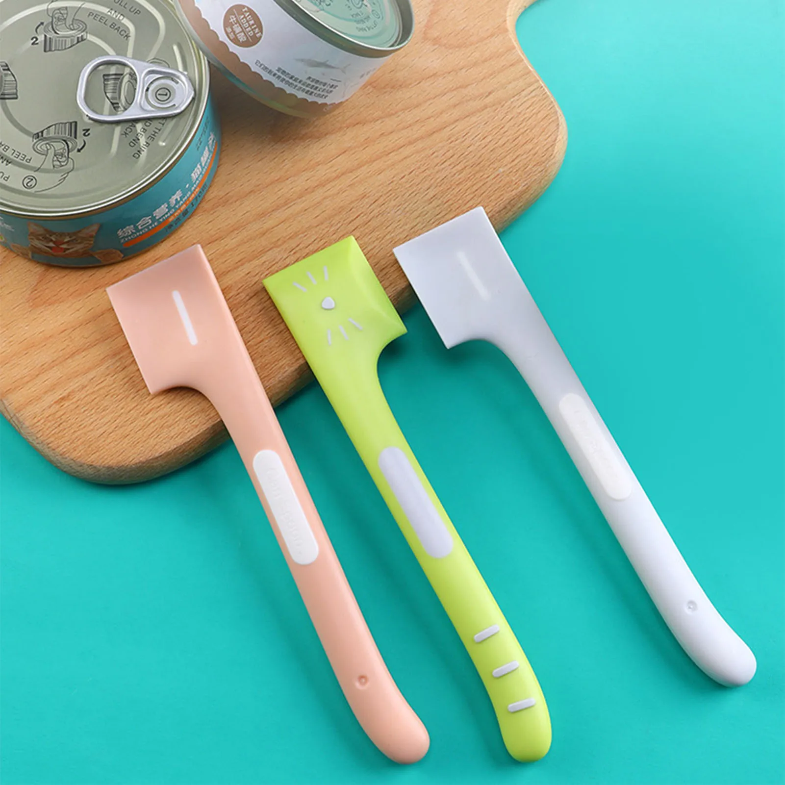 

Pet Canned Food Spoon Easy to Clean Feeder Shovel Pets Tableware Spoon Cat Dog Canned Feeding Accessories Cat Pet Supplies