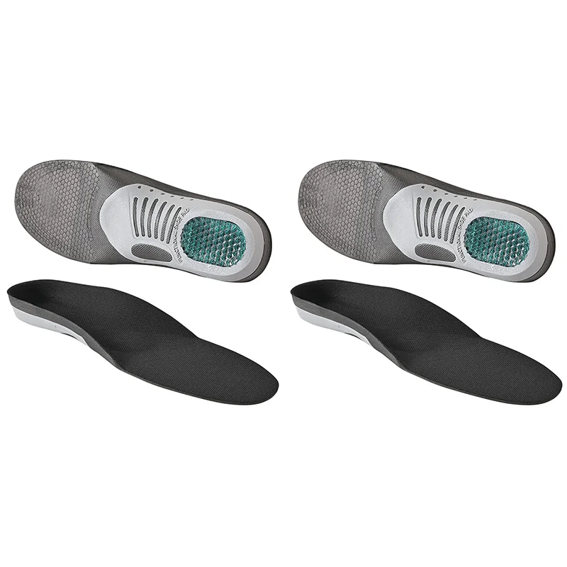 1 Paar orthopädische Schuheinlagen für Plantarfasziitis, Fußgewölbeunterstützung, Gel-Komfort-Einlegesohlen, sportliche Laufeinlagen für Damen und Herren