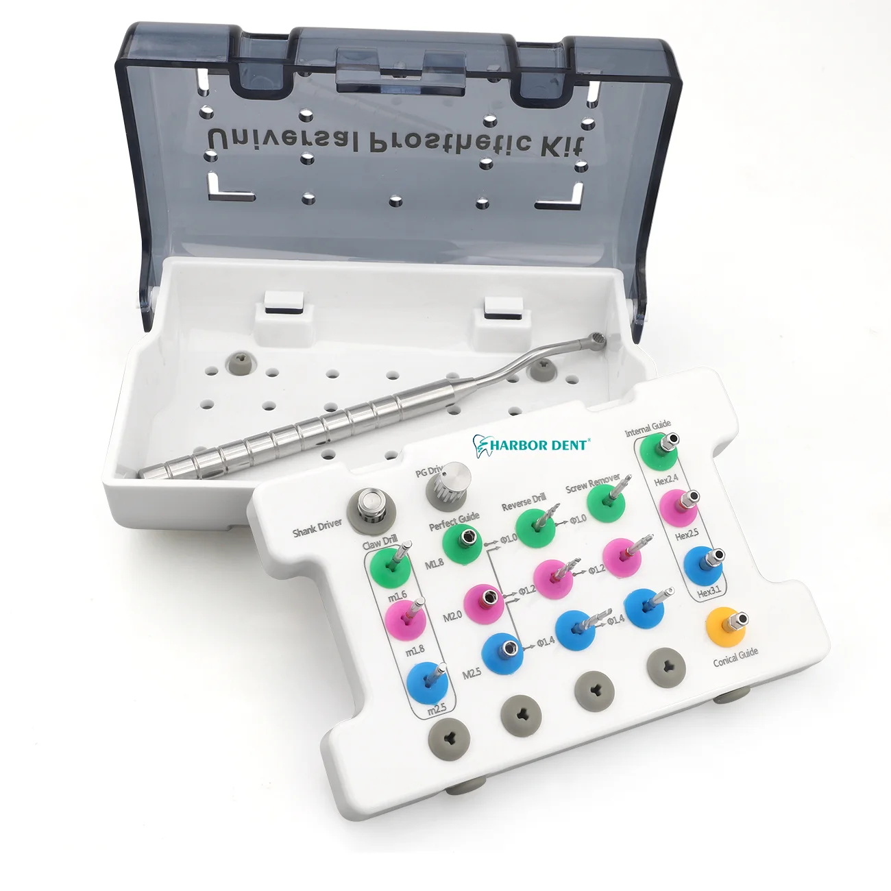 응급 치과 수술 도구 중앙 임플란트의 실패 및 수리를 위한 깨진 나사 추출기 기본 나사 제거 도구
