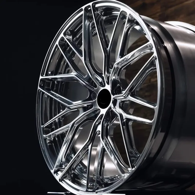 

New Forged Custom One- Piece Multi-Spoke Wheels Polished 17 18 19 20 21 22 23 24 Inch Made by Alloy Aluminium 6061