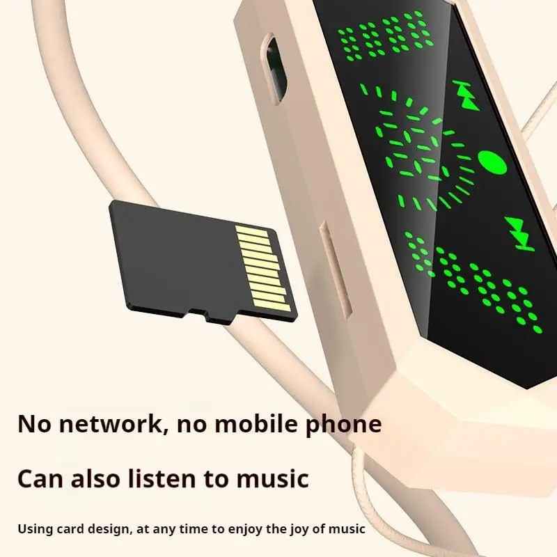 #Long Endurance Neck-hanging Bluetooth 5.4 Earphones Magnetic HiFi Sound Earbuds Wireless Headphones Sports Waterproof Headsets