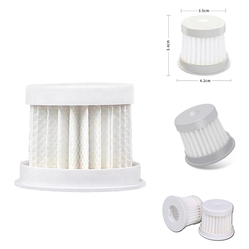 6Pcs HEPA Filter For Haier ZC401F Mite Removal Instrument Vacuum Cleaner Spare Parts