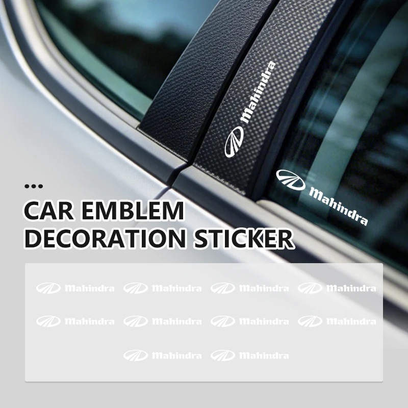 Emblema adhesivo para carrocería de coche, decoración interior y exterior universal para Mahindra Scorpio KUV100 ‌   Roxor ‌   Pik Up XUV700 ‌   XUV3XO Pik Up