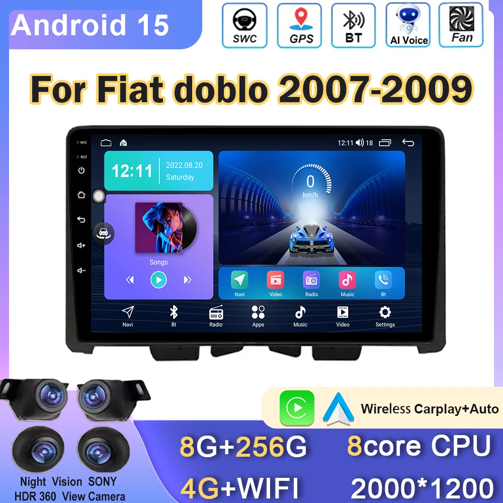 Car Radio For Fiat … - image