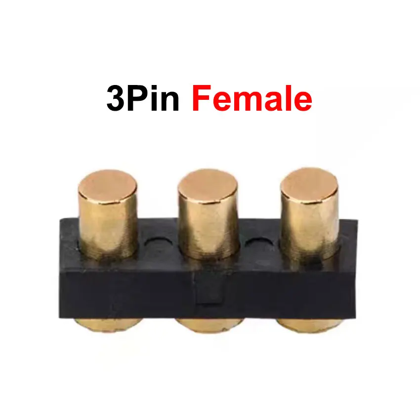 Cltgxdd 1PCS Male Female Pogo Pin Connector Pogopin Battery Spring Loaded Contact SMD DIP Needle PCB 2 3 4 Pin 2.54mm Pitch - Image 6