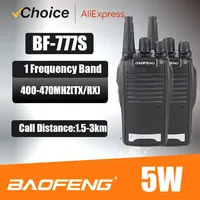 Baofeng Official Store BF-777S Original Portable Two Way Radio UHF 400-470MHz 5W 1500mah Single Band Walkie Talkies Transceivers