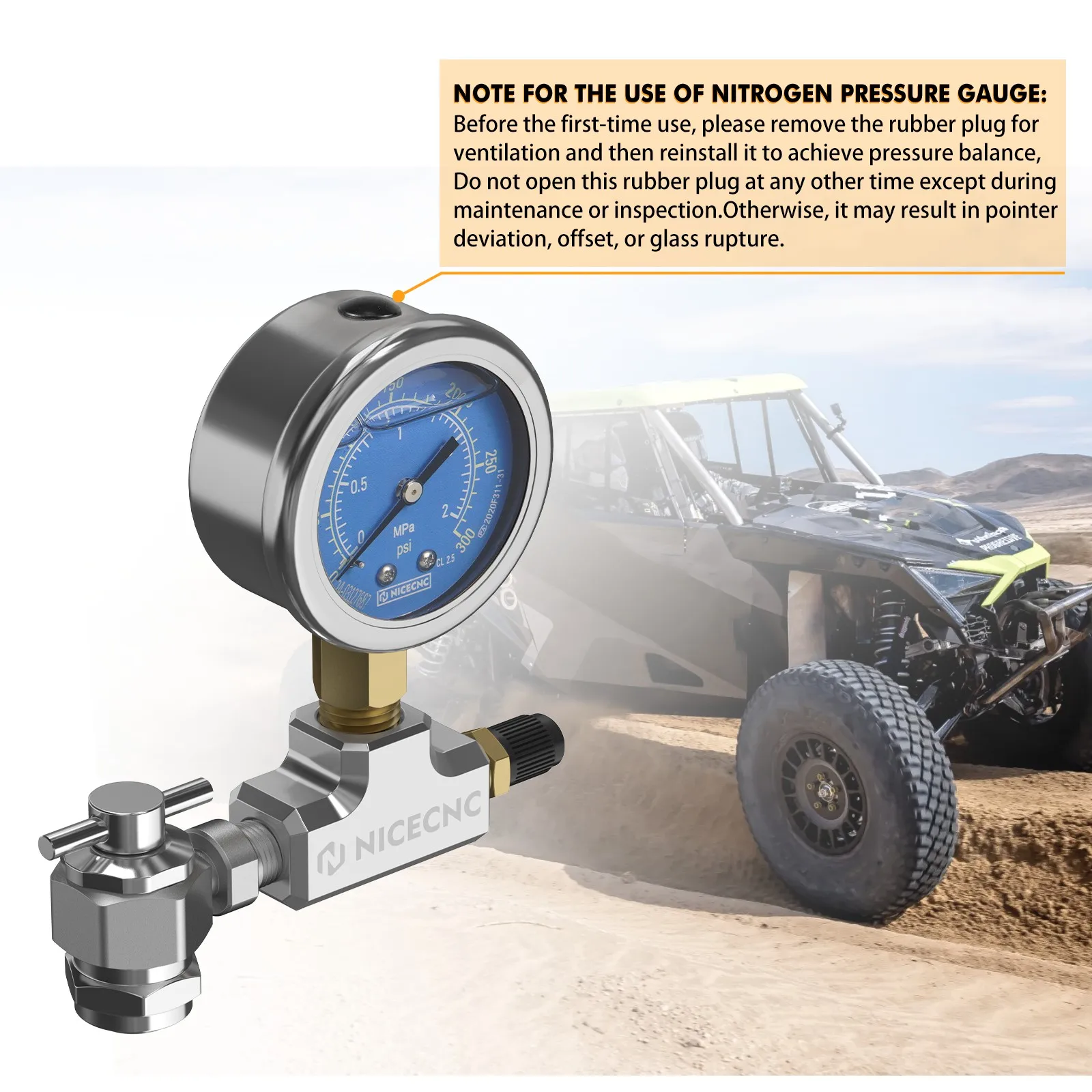 مجموعة أدوات تعبئة منظم النيتروجين ، ياماها بولاريس RZR CanAm مافريك X3 القط القطبي للثلج فوكس ATV UTV ، 600PSI