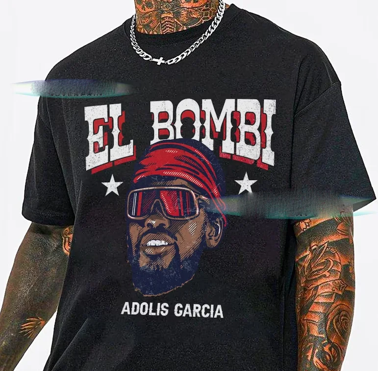 Vintage 90S Adolis Garcia T-Shirt, El Bombie Ranger Shirt S-5Xl