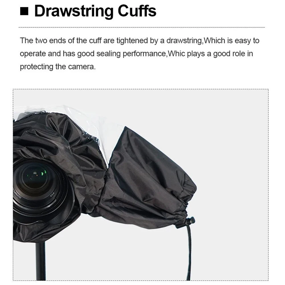 Capa protetora para câmera à prova d'água, capa protetora contra poeira para canon, nikon, sony, panasonic, fuji, câmera dslr