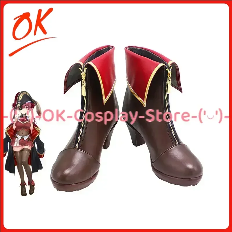 

[На заказ] Houshou Marine обувь для косплея аниме игра костюм для ролевых игр реквизит Хэллоуин карнавал праздничная вечеринка сапоги из искусственной кожи