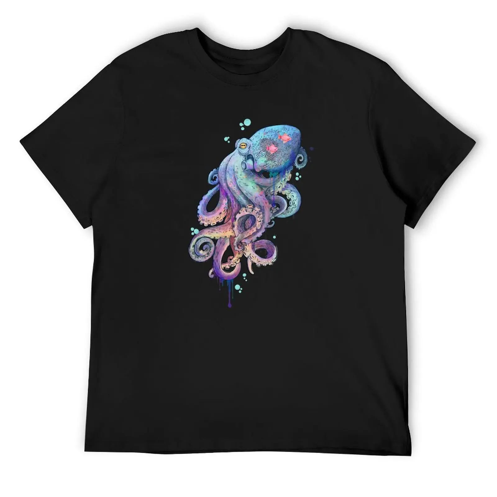 

octopus T-Shirt Short sleeve tee customs design your own animal prinfor boys mens t shirts