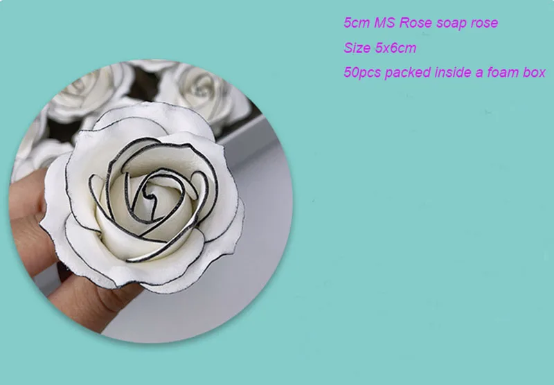 18/50pcs Ms Rose Black edge Soap roses artificial roses with base eternal Decorative flowers gift bouquet for Mother Girl friend