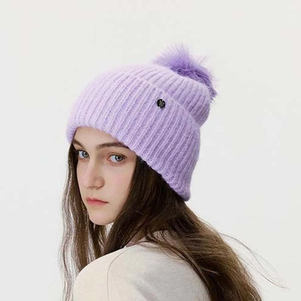 قبعة صوفية شتوية مرنة متعددة الاستخدامات على الطراز الكوري العصري قبعة صوفية ناعمة تناسب جميع الأعمار قبعة صغيرة بدون إطار هدايا #4