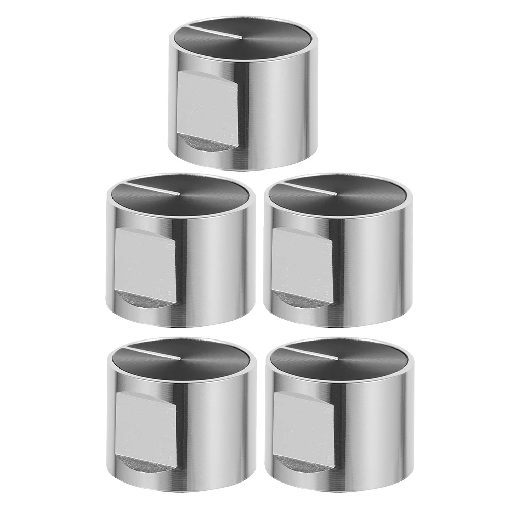 

5pcs Metal Gas Knobs Replacements Durable Universal Fit Embedded Cooktop Replacement Parts Easy Install Reliable Ignition