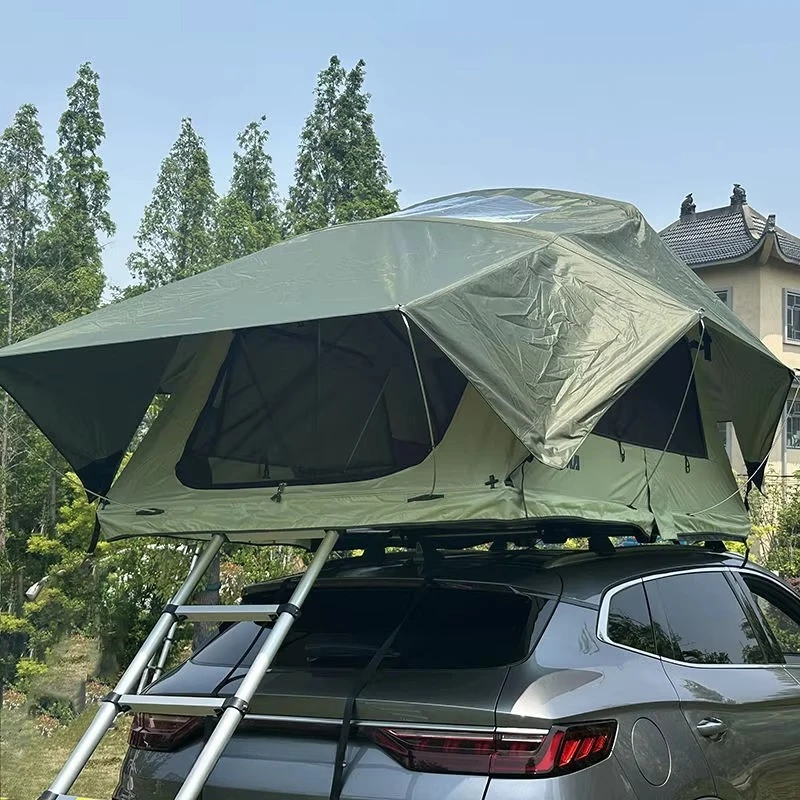 Outdoor Hiking Travelling Camping Roof Top Tent 2-3 Person Large Space Softshell Roof Top Tent