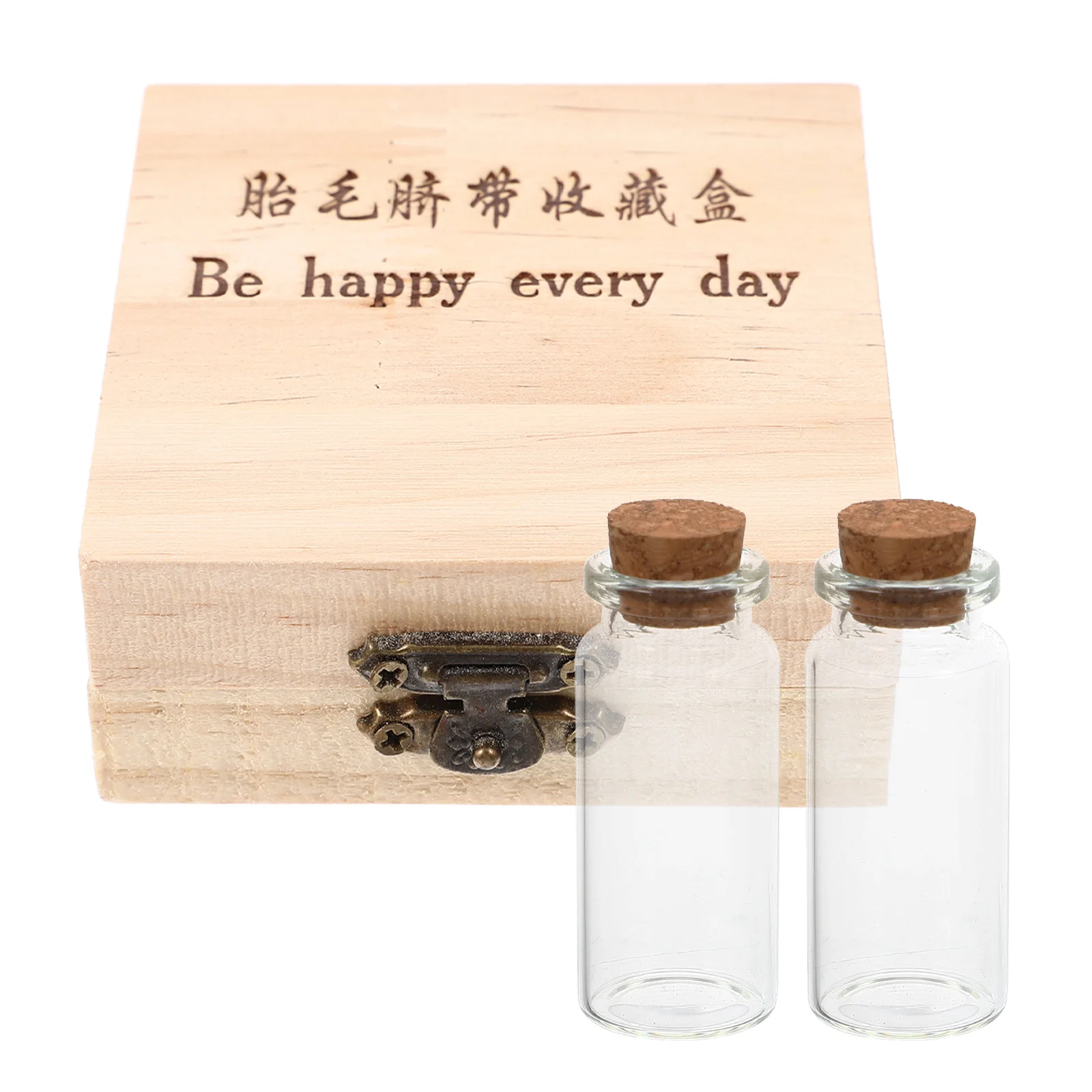 

Baby Boxes Lanugo Umbilical Cord Preservation Keepsake Storage Bottle Souvenir Teeth Infant Mother