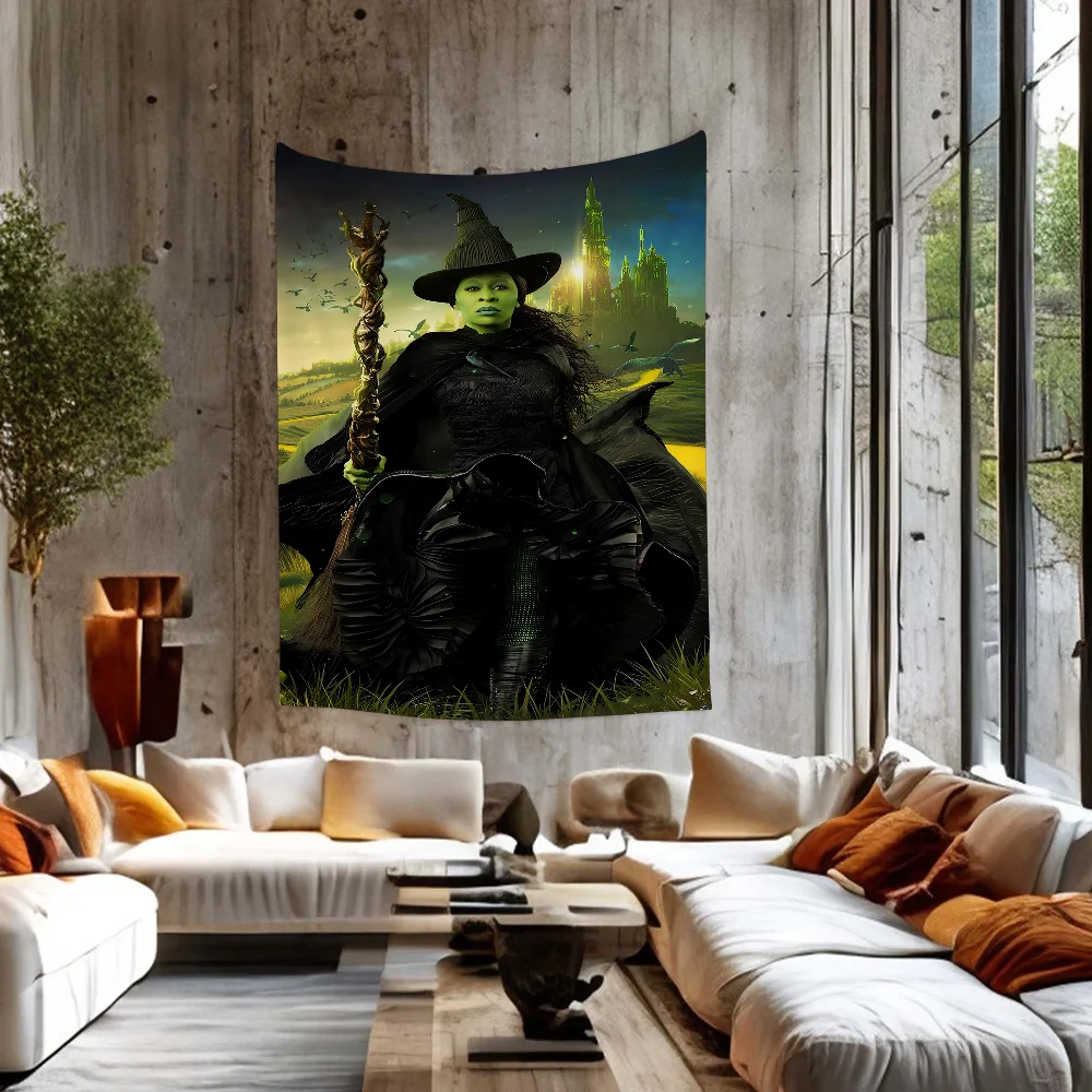 

Musical Wicked Movie Tapestry Art Printing Art Science Fiction Room Home Decor Home Decor