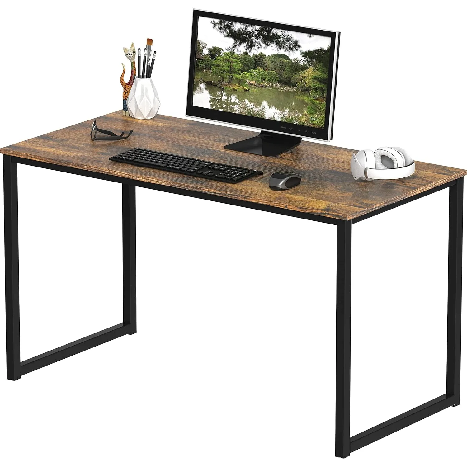 

Home Office 40-Inch Computer Desk, Rustic Brown