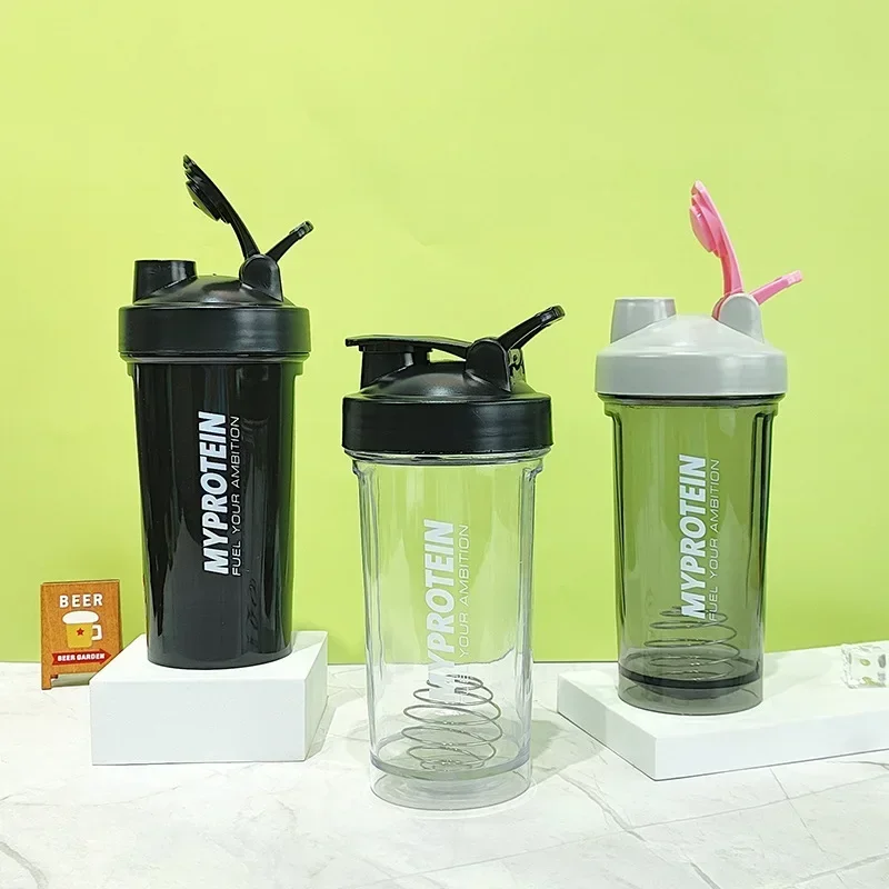 500ml Whey Protein Shaker Bottle Leak Proof Sports Shaker Proteine with Mixing Ball Gym Water Bottle Bpa Free Plastic Water Cup