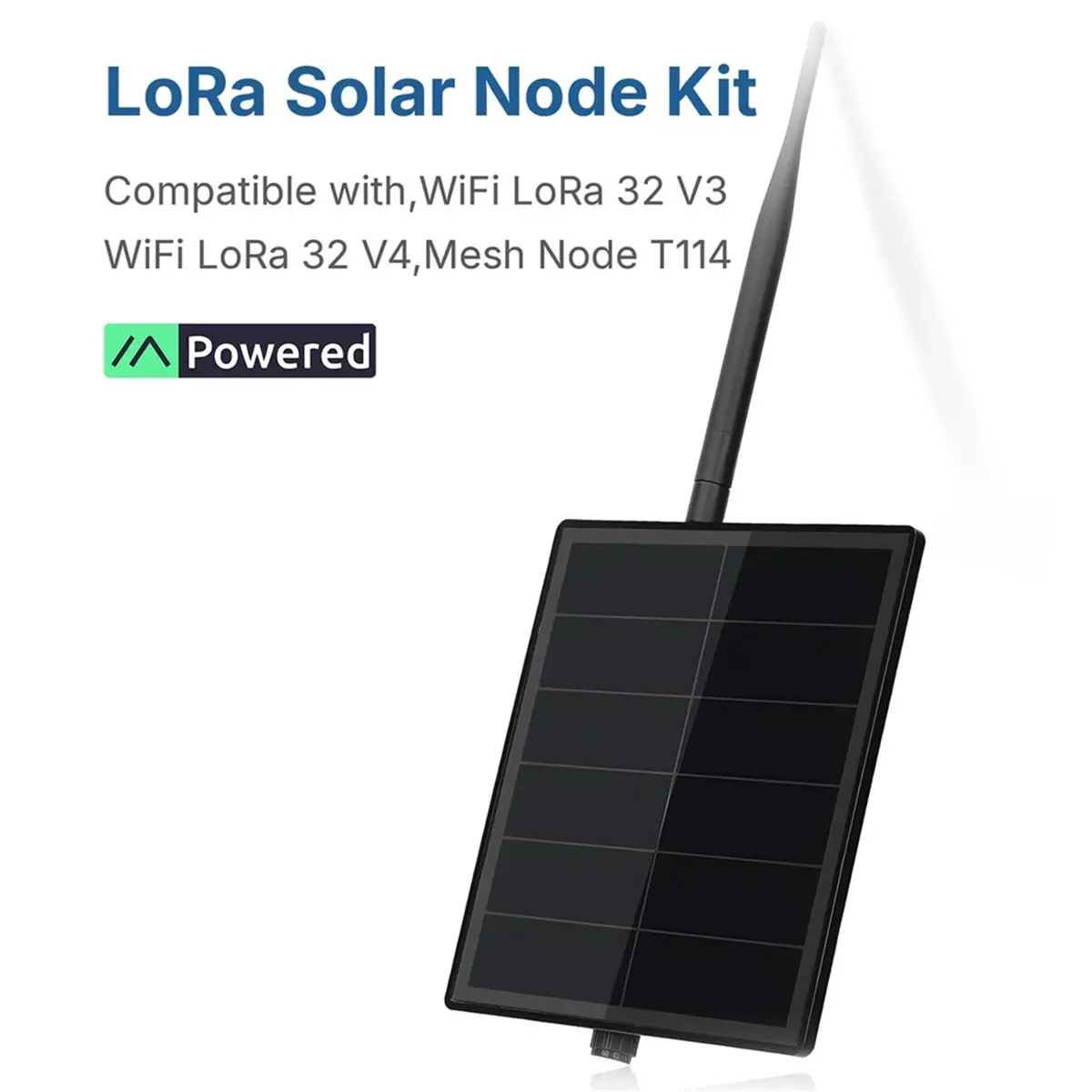 Комплект для разработки TCE 5W Dev-Board Solar LoRa Node с поддержкой Meshtastic MeshCore, Wi-Fi, LoRa 32 V4 и антенной LoRa 2.4G 868 МГц