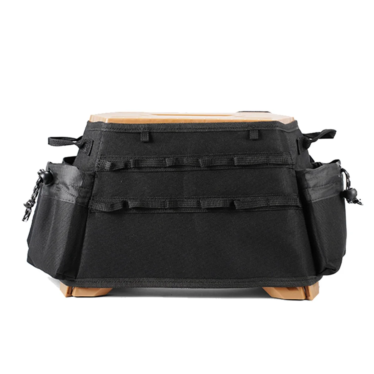 ABME  Folding Stool Seat Cover Oxford Cloth Protective Cover Portable Expansion Cover Portable Tool Bag Black