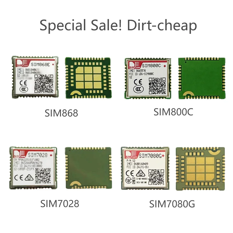 Super Deal SIM7028 SIM7022 SIM800C SIM868 SIM868E A7682E SIM7080G A7680C Module Core Board image 2