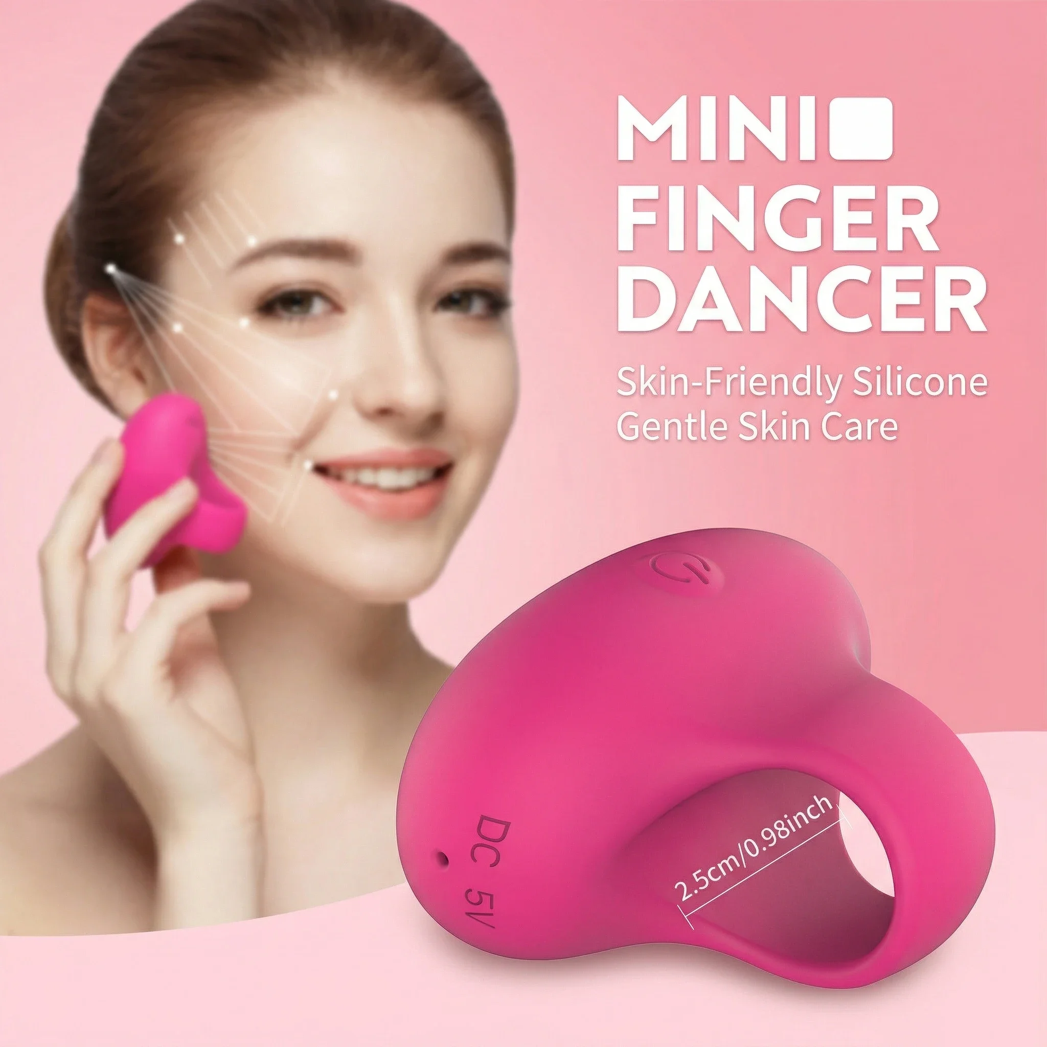 

Портативный карманный мини-массажер для лица и глаз с USB-зарядкой, водонепроницаемый, для ухода за кожей, снятия усталости и расслабления кожи лица и глаз.