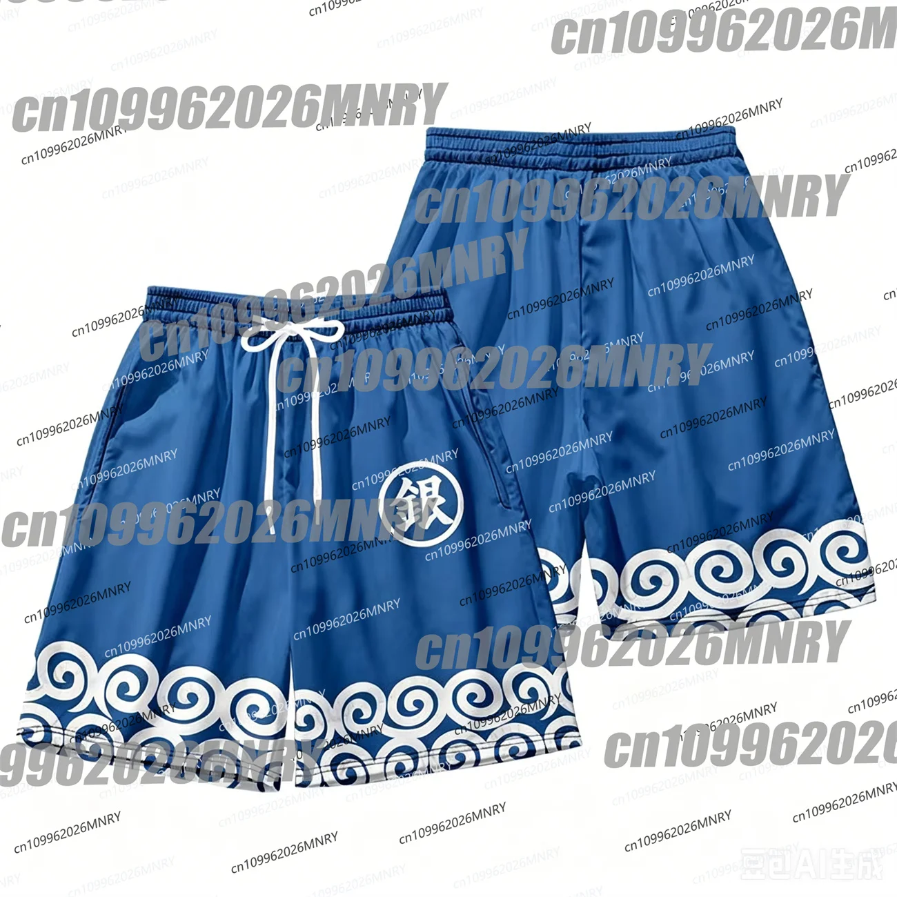 Men's Clothes Anime GINTAMA Sakata Gintoki Cosplay Costume Unisex Party Men Beach Man Short Pants