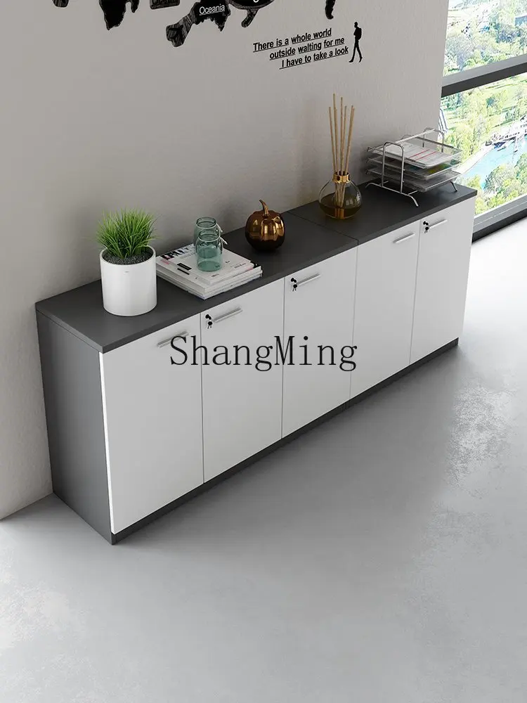 ZYY Advanced Wood File Office Storage Printer Data Cabinet Partition Tea Cabinet