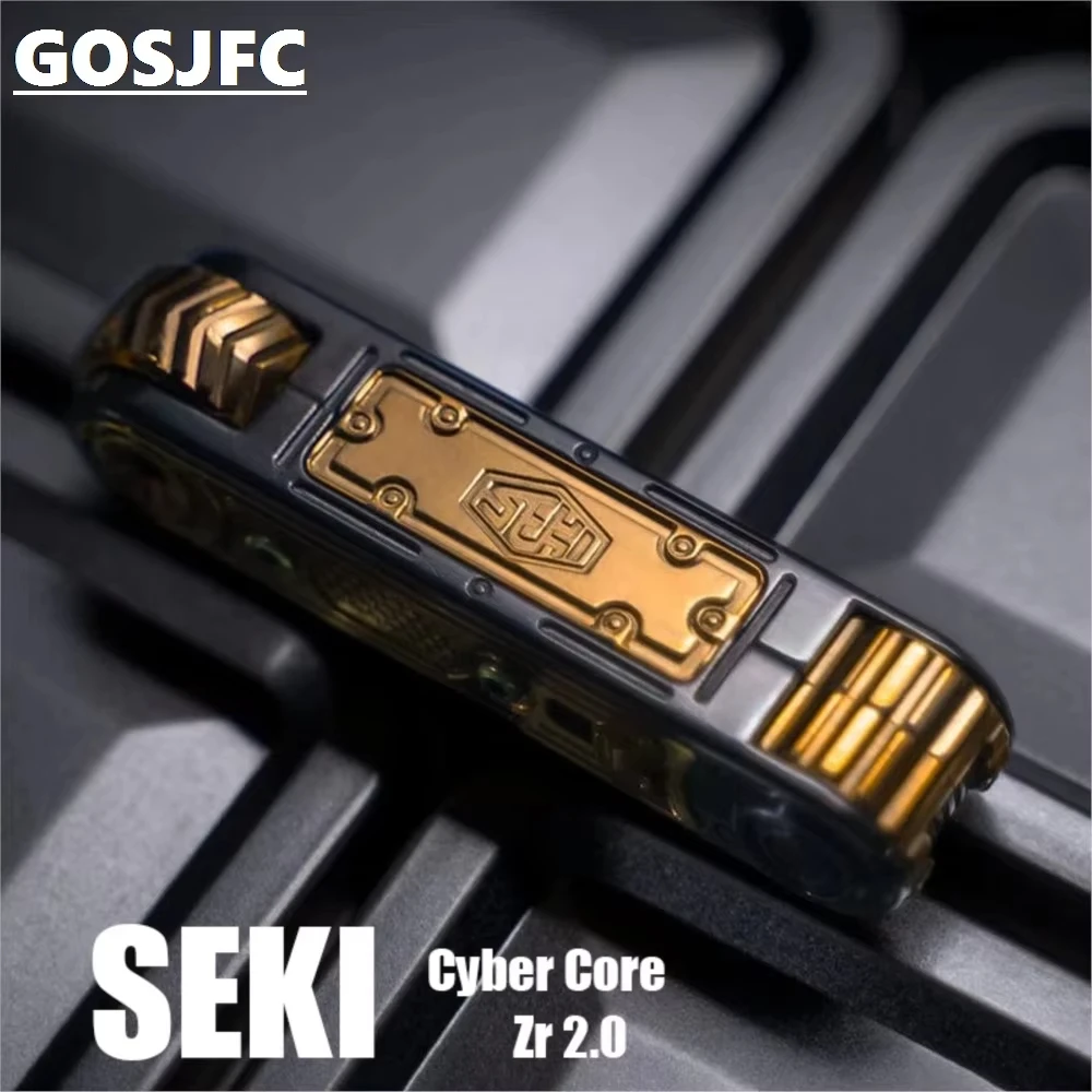 SEKI игрушки для снятия стресса, слайдер Cyber Core, цирконий + масляный глазок, циркониевая пластина, антистрессовые игрушки, ручной спиннер