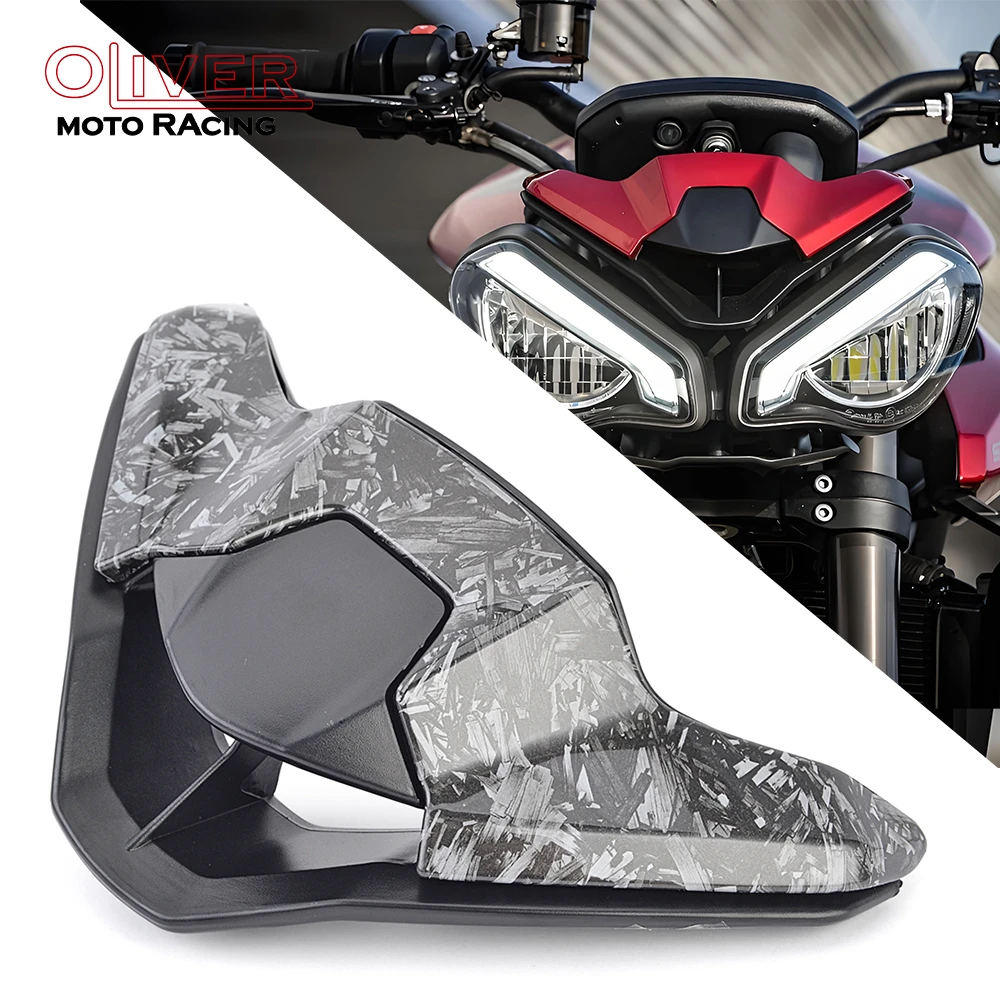 

Для Street Triple 765 R RS 765R 765RS 2023-2025 крышка обтекателя фар мотоцикла передняя крышка носа лобовое стекло дефлектор ветра