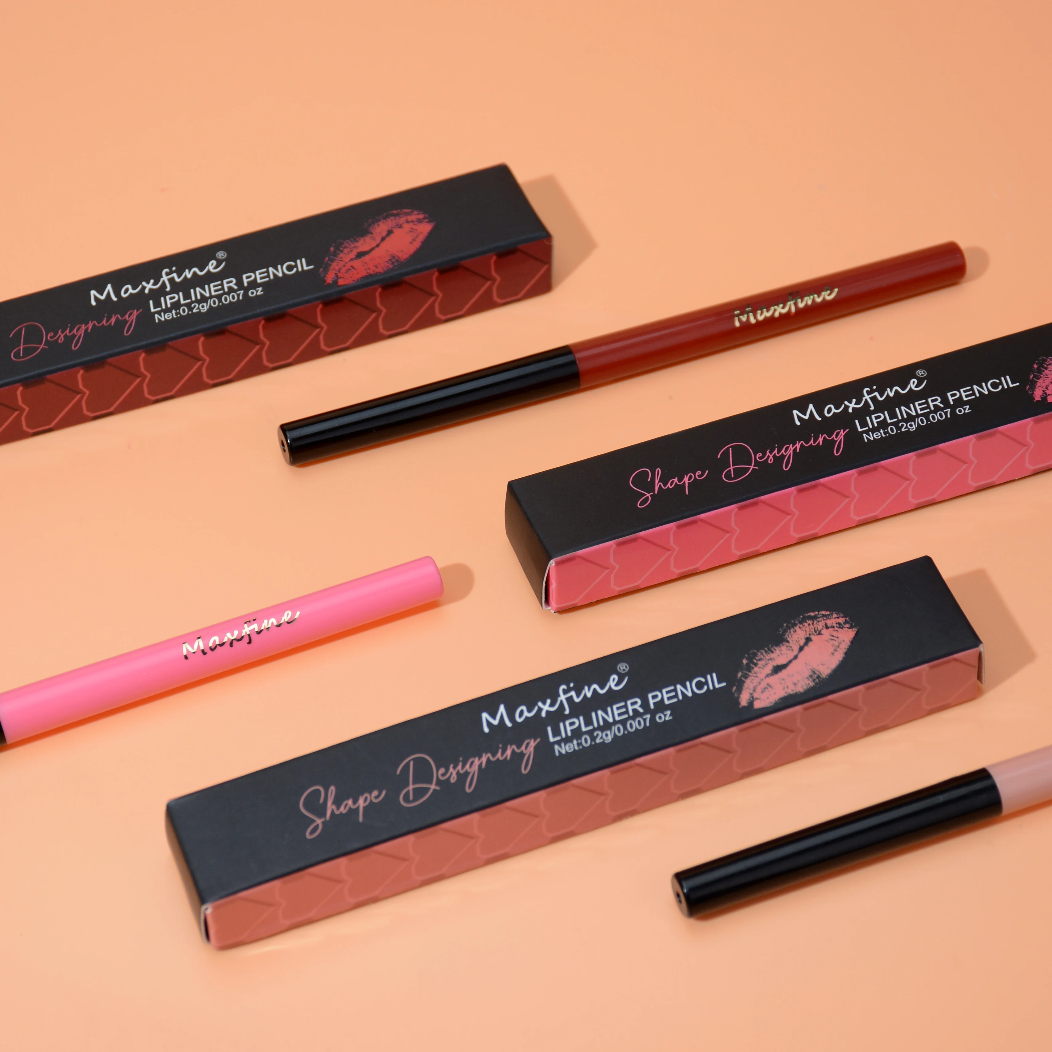 20-kolorowy kredka do ust, wysoki pigment, trwałe wodoodporne i naturalnie ukształtowane kredki kredka do ust.