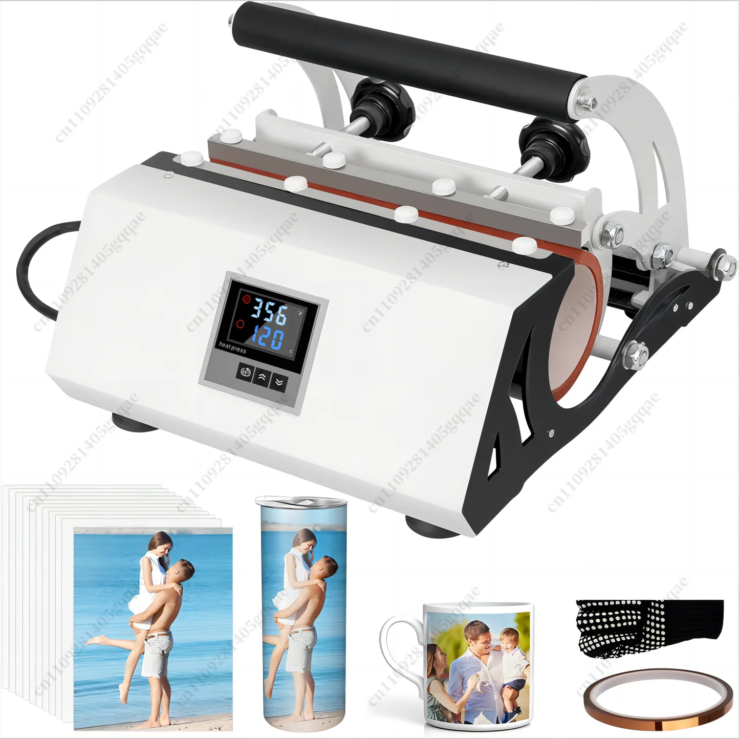 10 bis 30 Unzen Tassen- und Becher-Heißpresse mit Touchscreen, DIY-Geschenk, Keramikbecher-Heißpresse, Sublimations-Transfer, automatische Druckmaschine – Detail 2