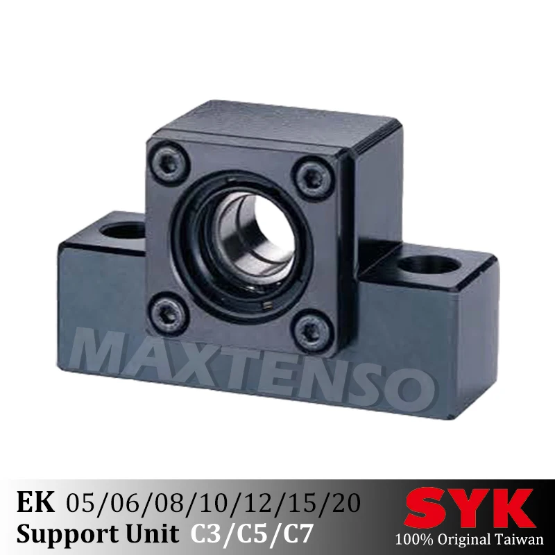 

SYK Support Unit EK05 EK6 EK08 EK10 EK12 EK15 EK20 Professional Fixed-side C3 C5 C7 for Ball Screw TBI SFU1204 1605 Ends Premium