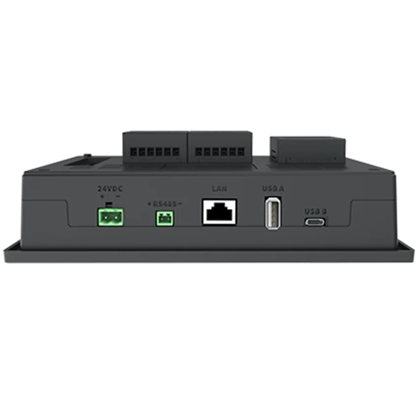 7 Inch HMI PLC with 16DI/7DO, Temperature Monitoring & Analog Signal Module for Industrial Control