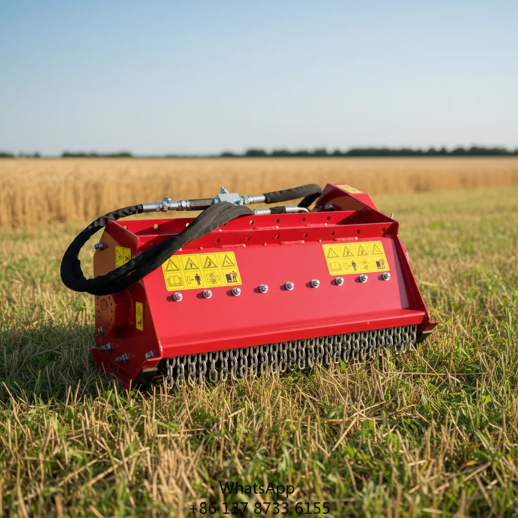 Proved Flail Mower For Excavator Farm Equipment High Productivity Grass Cutter Hydraulic Mower