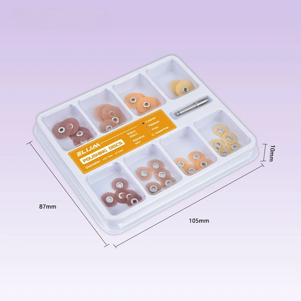 SYJH Dental Finishing and Polishing Discs Composites Ceramics and Glass Ionomer Restorations 135℃ Autoclavable Dentist Materials