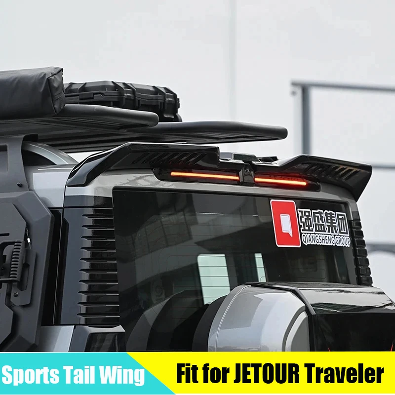 Car Spoilers & Wings Rear Wing Fit for Chery JETOUR Traveler T2 2023 2024 Sports Tail Wing Spoiler Auto Exterior Trim Parts