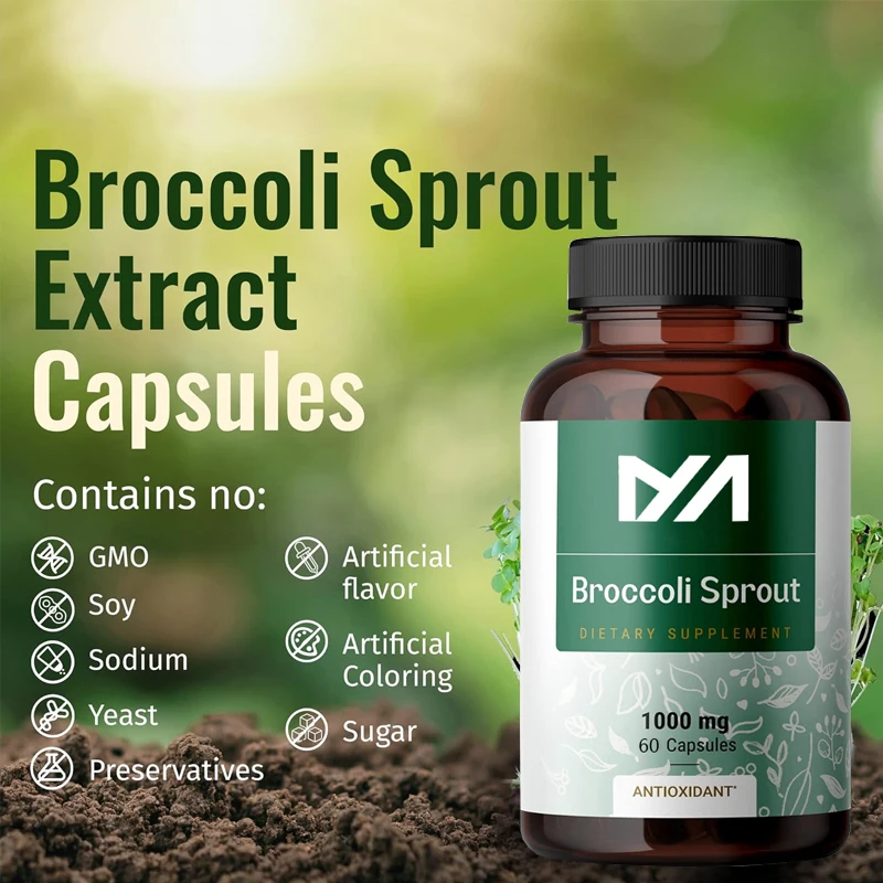 Xilan Flower Sprout Capsule, Xilan Flower Sprout Extract, Promove a imunidade e crescimento celular, Vegetariano Não OGM, 1000mg