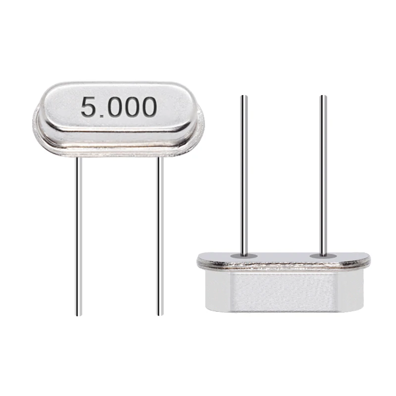 (10PCS) HC-49S 5M 5MHZ 5.000MHZ Direct Plug Passive Crystal Resonator DIP-2 20PF 10PPM Quartz Crystal