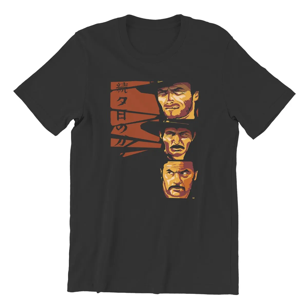 The Good,the Bad and the Ugly Vintage Movie Clint Eastwood Western film A fistful of dollars T Shirt The Good Cowboy 1966 Cotton