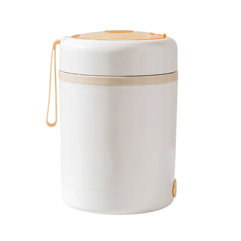 Breakfast Cup Stainless Steel Plug-in USB Insulated Soup  Porridge  Outdoor Portable Water  Heated Insulated Lunch Box