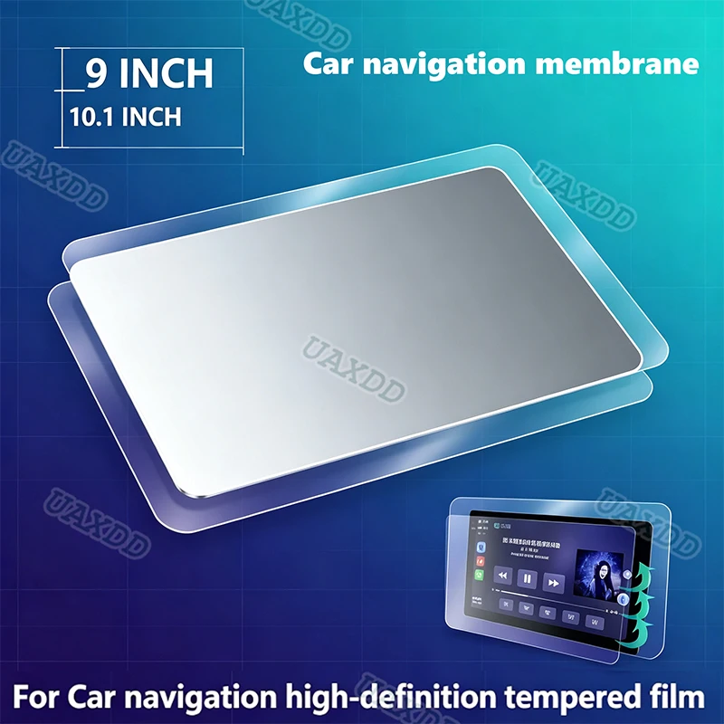 High Definition Tempered Glass Protector For 9 10 Inch Android Multimedia Navigation Video Player Car Screen Protective film PE