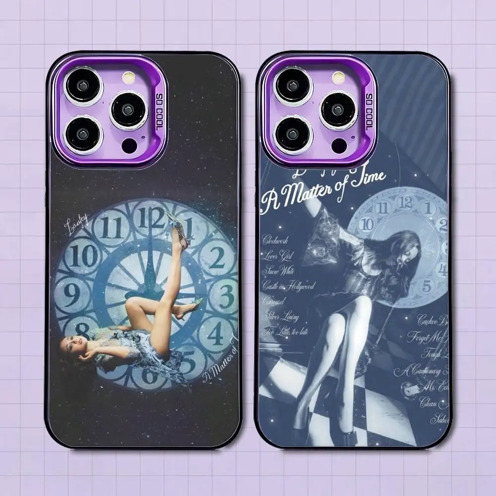 

A Matter Of Time Phone Case For iPhone 16,15,14,13,12,11,8,7,Pro,Max,Plus,Mini,XS,SE L-LaufeyS Purple Matte Shockproof Cover