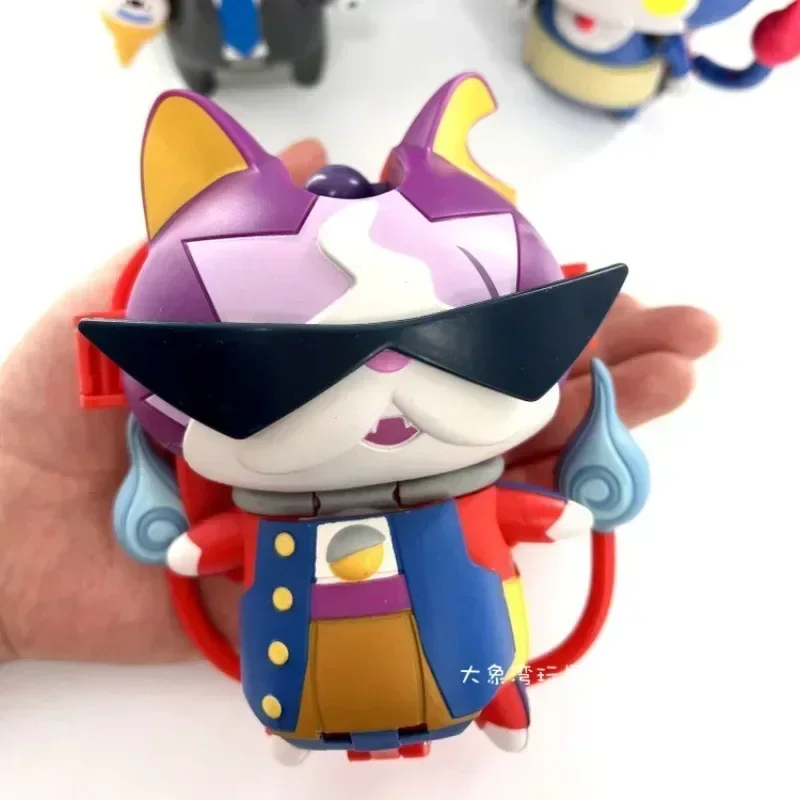 هاسبرو يو كاي ساعة أنيمي الشكل الساموراي القط الأرض كوبا الميكانيكية القط المنقولة محول اللعب الهدايا الحلي #6