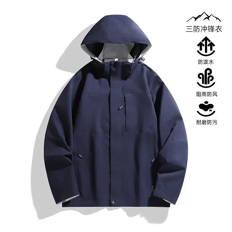 

Spring Soft Shell Jacket Thin Hooded Coat Waterproof Men Combat Fishing Hiking Camping Climbing Skiing Clothing Korean Women