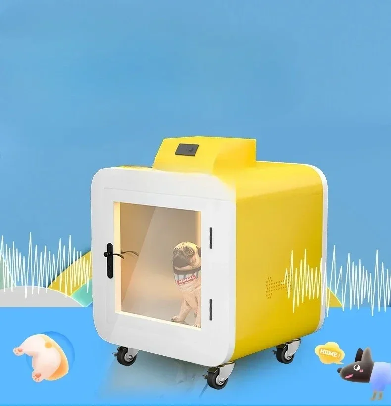 Y  Mobile Mute Pet Soundproof Room Small Cat Kennel Home Display Cabinet Heat Dissipation Breathable
