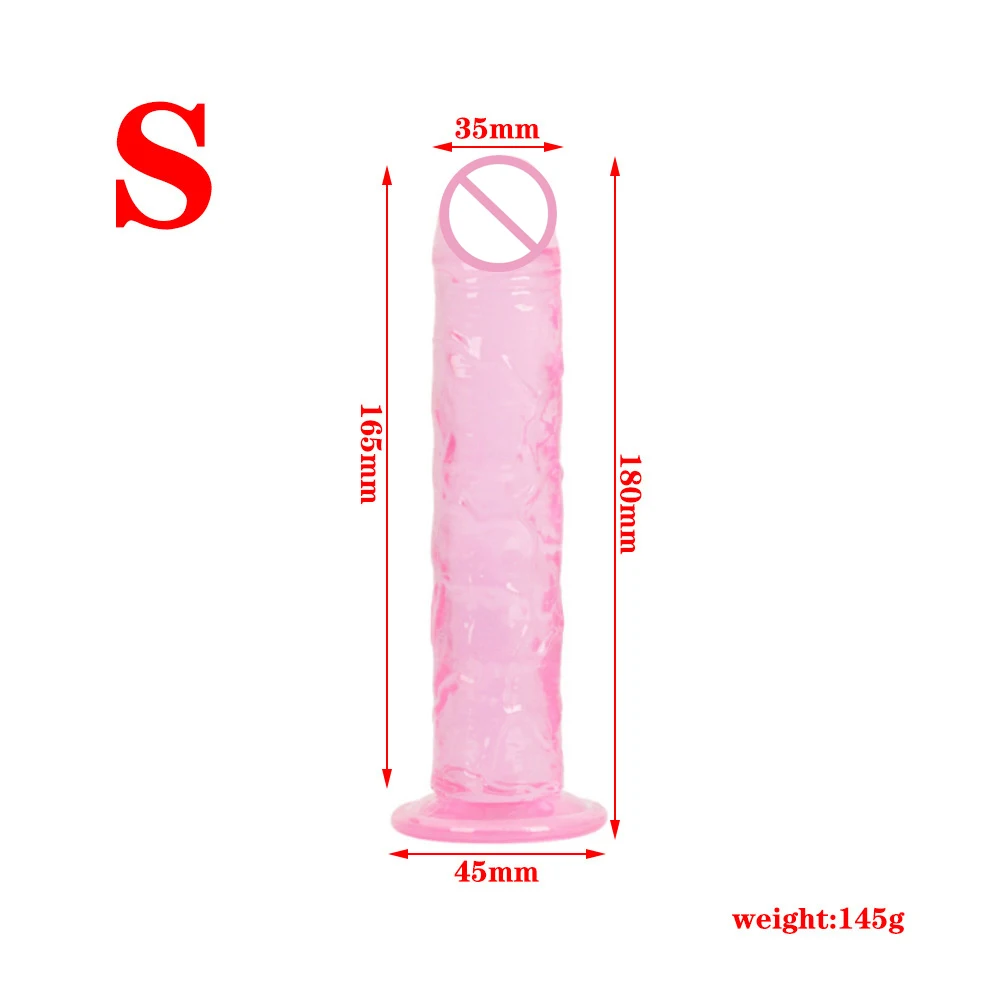 Realistic Dildo With Suction Cup Huge Jelly Dildos Sex Toys for Woman Men Fake Big Penis Anal Butt Plug Erotic Sex Shop